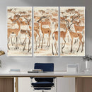 Gazelle Wall Art Canvas Print - Abstract Antelope Wall Art by MyGreatCanvas | Canvas Wall Art Prints | Photo Prints & Wall Decor