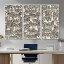 Abstract Zebra Wall Art Canvas Print for Farmhouse Decor by MyGreatCanvas | Canvas Wall Art Prints | Photo Prints & Wall Decor