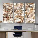 Farmhouse Bighorn Sheep Wall Art Canvas Print - Abstract by MyGreatCanvas | Canvas Wall Art Prints | Photo Prints & Wall Decor