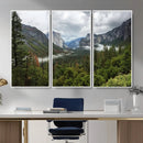 Yosemite Valley Wall Art Canvas Print – Misty Mountain by MyGreatCanvas | Canvas Wall Art Prints | Photo Prints & Wall Decor