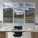 Yosemite Valley River Wall Art Canvas Print, Granite Cliffs by MyGreatCanvas | Canvas Wall Art Prints | Photo Prints & Wall Decor