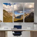 Yosemite Valley River Landscape Wall Art Canvas Print, by MyGreatCanvas | Canvas Wall Art Prints | Photo Prints & Wall Decor