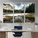 Yosemite Valley Mountain Wall Art Canvas Print, Granite by MyGreatCanvas | Canvas Wall Art Prints | Photo Prints & Wall Decor