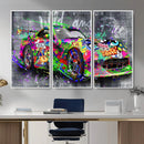 Graffiti Sports Car Street Art Wall Art Canvas Print, by MyGreatCanvas | Canvas Wall Art Prints | Photo Prints & Wall Decor