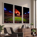 Auburn Stadium Wall Art Canvas Print, College Football Night