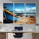 Fishing Boats Wall Art Canvas Print, Coastal Boat Beach by MyGreatCanvas | Canvas Wall Art Prints | Photo Prints & Wall Decor