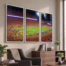 Clemson Football Stadium Wall Art Canvas Print, College
