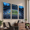 Detroit Lions Stadium Wall Art Canvas Print, Football Field