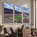 Georgia Bulldogs Stadium Wall Art Canvas Print, Sanford
