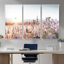 Lavender Field Wall Art Canvas Print, Butterfly Floral by MyGreatCanvas | Canvas Wall Art Prints | Photo Prints & Wall Decor