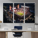 Oklahoma Memorial Stadium - Gaylord Memorial Stadium Wall by MyGreatCanvas | Canvas Wall Art Prints | Photo Prints & Wall Decor