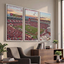 Donald W. Reynolds Razorback Stadium Wall Art Canvas Print –