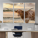 Texas Longhorn Wall Art Canvas Print, Western Ranch Bull by MyGreatCanvas | Canvas Wall Art Prints | Photo Prints & Wall Decor