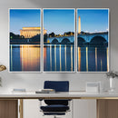 Washington DC Wall Art Canvas Print – Lincoln Memorial Night by MyGreatCanvas | Canvas Wall Art Prints | Photo Prints & Wall Decor
