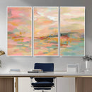 Abstract Pastel Landscape Wall Art Canvas Print – Soft Pink by MyGreatCanvas | Canvas Wall Art Prints | Photo Prints & Wall Decor