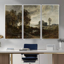 Adolf Dressler Landscape of the Oder River Wall Art Canvas by MyGreatCanvas | Canvas Wall Art Prints | Photo Prints & Wall Decor