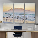 Seagulls Over Ocean Wall Art Canvas Print – Coastal Beach by MyGreatCanvas | Canvas Wall Art Prints | Photo Prints & Wall Decor