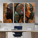 Abstract Afro American Women Wall Art Canvas Print by MyGreatCanvas | Canvas Wall Art Prints | Photo Prints & Wall Decor