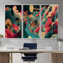 Colorful Japanese Landscape Print: Maximalist Panoramic Wall by MyGreatCanvas | Canvas Wall Art Prints | Photo Prints & Wall Decor