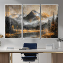 Mountain Lake Canvas Wall Art — Rustic Forest Landscape by MyGreatCanvas | Canvas Wall Art Prints | Photo Prints & Wall Decor