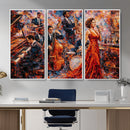 Jazz Band Canvas Wall Art — Jazz Club Singer Saxophone Print by MyGreatCanvas | Canvas Wall Art Prints | Photo Prints & Wall Decor