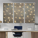 Flying Birds Canvas Wall Art, Vintage Bird Flock Pattern by MyGreatCanvas | Canvas Wall Art Prints | Photo Prints & Wall Decor