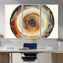 Natural Wood Slice Wall Art Canvas Print, Tree Ring Wall by MyGreatCanvas | Canvas Wall Art Prints | Photo Prints & Wall Decor