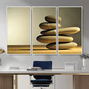 Zen Stone Wall Art Canvas Print, Balanced Rock Stack Framed by MyGreatCanvas | Canvas Wall Art Prints | Photo Prints & Wall Decor