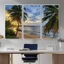 Mar Chiquita Beach Puerto Rico Canvas Wall Art, Manati Caribbean Coastal Photography Print, Tropical Ocean Sunset Decor by MyGreatCanvas | Canvas Wall Art Prints | Photo Prints & Wall Decor