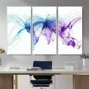 Global Flight Routes Map Canvas Wall Art, Worldwide Aviation Network Print, International Air Travel Wall Decor by MyGreatCanvas | Canvas Wall Art Prints | Photo Prints & Wall Decor