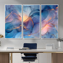 Colorful Abstract Canvas Wall Art Print, Vibrant Popup Color Art Print