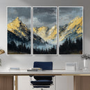 Abstract Mountain Wall Art Canvas Print Modern Landscape Painting Print