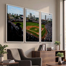 Chicago Cubs Baseball Team Print - Wrigley Field Stadium