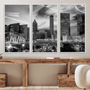 Black and White Atlanta Wall Art Canvas Print by MyGreatCanvas | Canvas Wall Art Prints | Photo Prints & Wall Decor