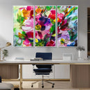 Oil Flower Abstract Canvas Print by MyGreatCanvas | Canvas Wall Art Prints | Photo Prints & Wall Decor