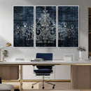Dark Chandelier Wall Art Canvas Print by MyGreatCanvas | Canvas Wall Art Prints | Photo Prints & Wall Decor