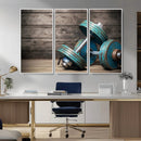 Dambell and Sport Wall Art Canvas Print by MyGreatCanvas | Canvas Wall Art Prints | Photo Prints & Wall Decor