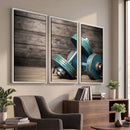 Dambell and Sport Wall Art Canvas Print