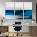 Dark Blue Abstract Wall Art Canvas Print by MyGreatCanvas | Canvas Wall Art Prints | Photo Prints & Wall Decor