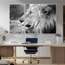 Lion Wall Art Canvas Print – Framed Majestic Wildlife by MyGreatCanvas | Canvas Wall Art Prints | Photo Prints & Wall Decor