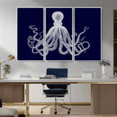 Blue Octopus Wall Art Canvas Print by MyGreatCanvas | Canvas Wall Art Prints | Photo Prints & Wall Decor