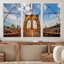 Brooklyn Bridge Manhattan Wall Art Canvas Print by MyGreatCanvas | Canvas Wall Art Prints | Photo Prints & Wall Decor