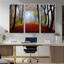 Foggy Forest Wall Art Landscape Canvas Print