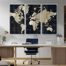 World Map Canvas Print – Detailed Map of the World Wall Art by MyGreatCanvas | Canvas Wall Art Prints | Photo Prints & Wall Decor