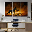 Horse Wall Art Canvas Print, Multi Panel Animal Canvas Print