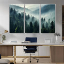 Captivating Misty Forest Wall Art Premium Canvas Print a by MyGreatCanvas | Canvas Wall Art Prints | Photo Prints & Wall Decor