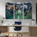 American Football Playing Wall Art Canvas Print by MyGreatCanvas | Canvas Wall Art Prints | Photo Prints & Wall Decor