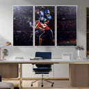 American Football Wall Art Canvas Print, Stadium Sport Wall by MyGreatCanvas | Canvas Wall Art Prints | Photo Prints & Wall Decor
