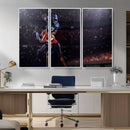 American Football Wall Art Canvas Print, Stadium Sport Wall
