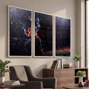 American Football Wall Art Canvas Print, Stadium Sport Wall